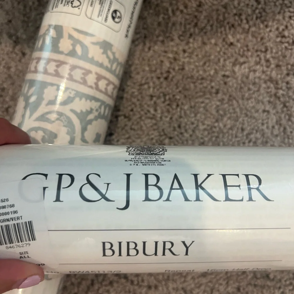 GP & J Bibury Striped Floral Wallpaper